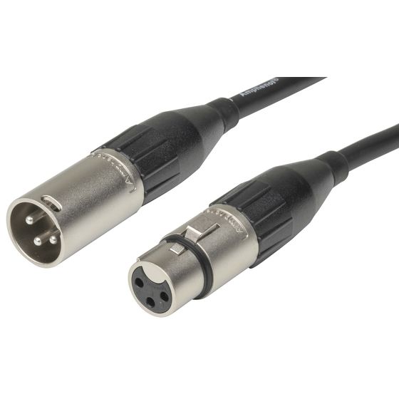Amphenol 6m Balanced Microphone Cable | Pro Quality Strain-Relieved Connectors