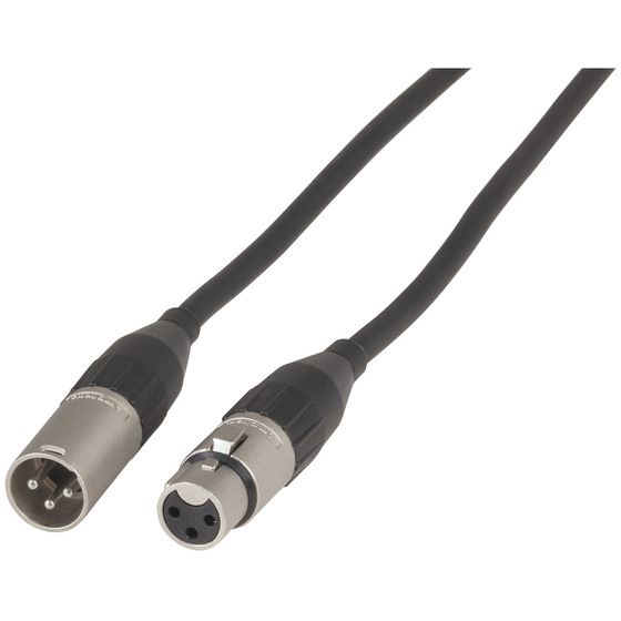 9m Amphenol Balanced XLR Microphone Cable – Diecast Connectors, Screened Cable