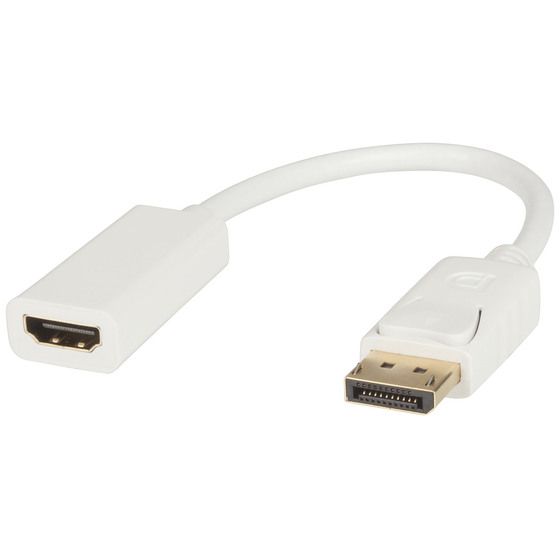 Jaycar DisplayPort to HDMI Converter Cable, 150 mm – One-Way, Full Audio