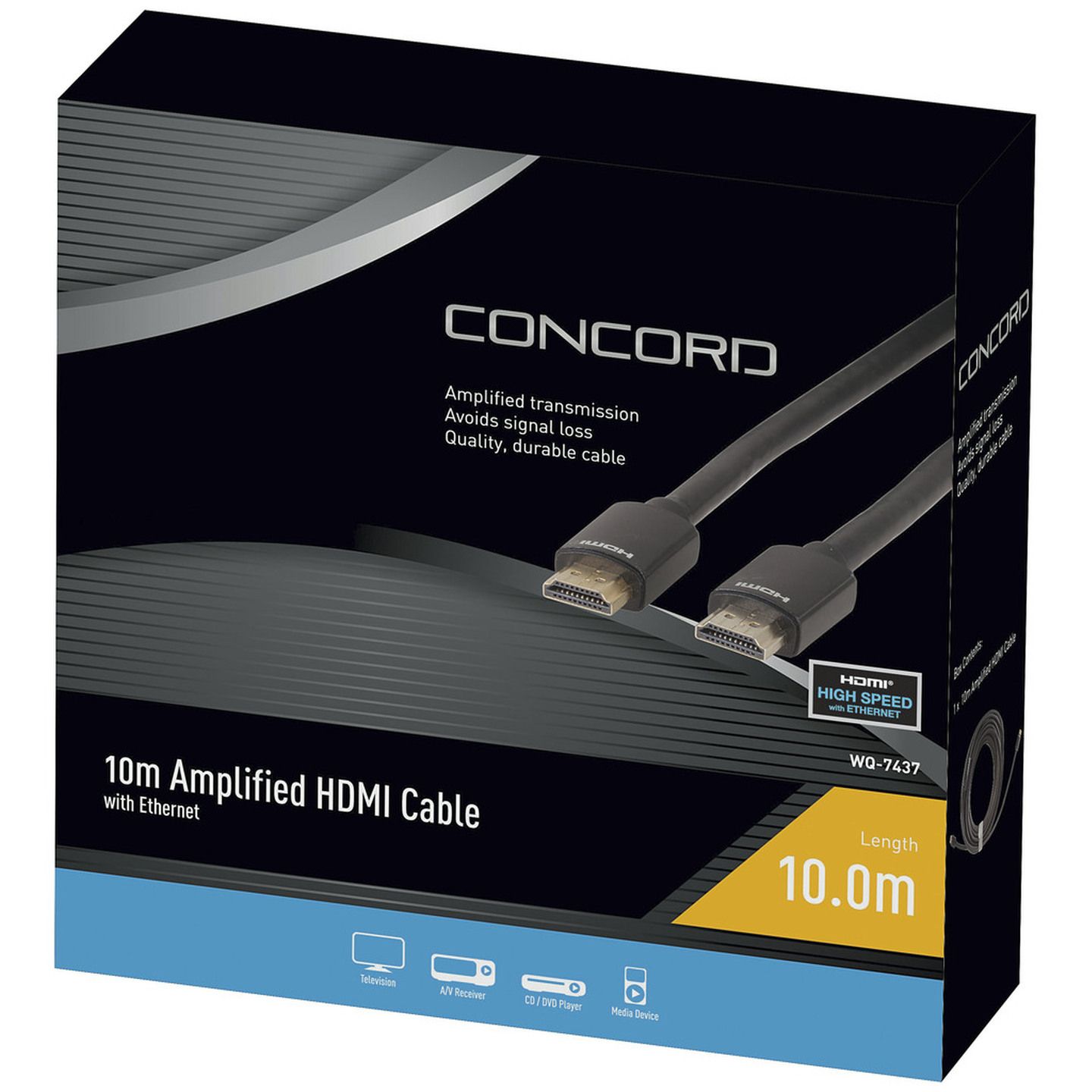 Concord 10m 4K HDMI 2.0 Amplified Cable