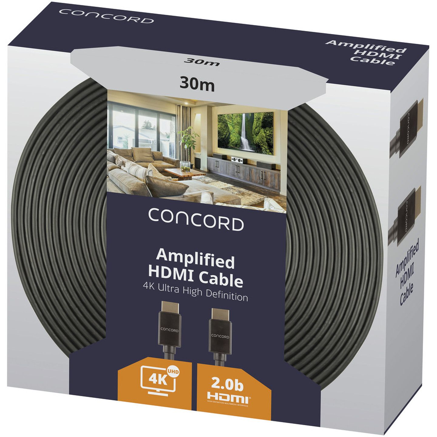 Concord 30m 4K HDMI 2.0 Amplified Cable