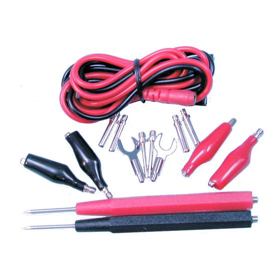 Jaycar 16-Piece Test Lead Set – Alligator Clips, Pin Tips, Banana Plugs & Spade Lugs