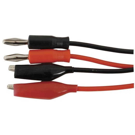 TEST CABLES - BANANA PLUGS TO CLIPS