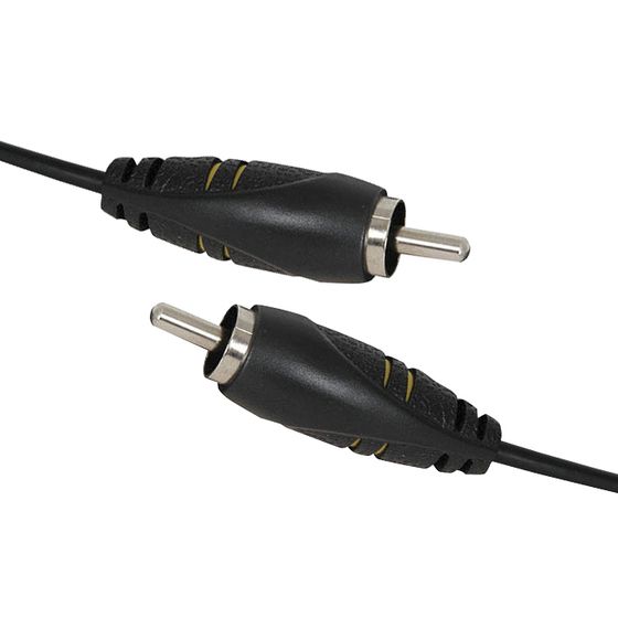 Jaycar RCA Plug to RCA Plug Coaxial Cable – RG-59U, 3 Metres
