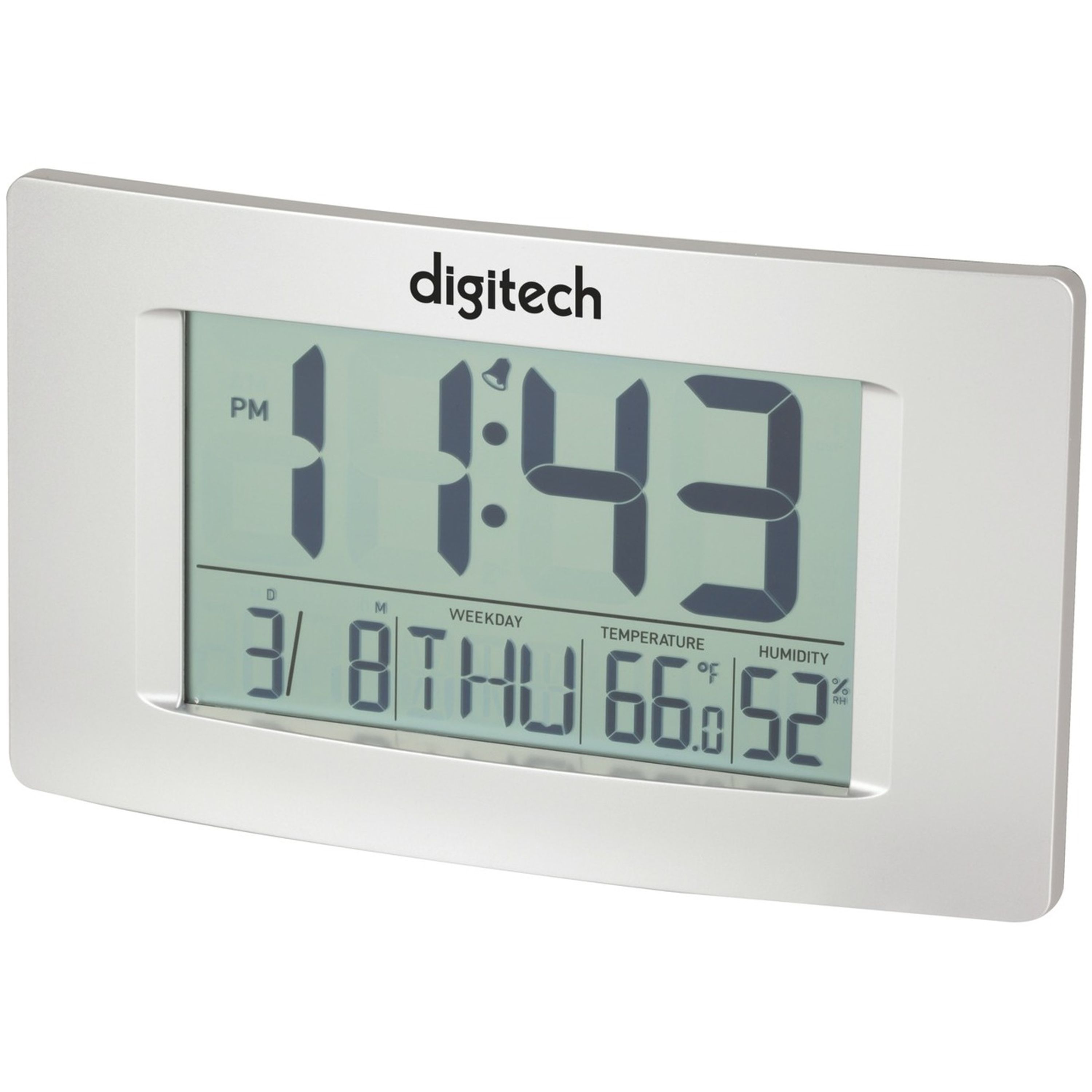 Multi-Function LCD Wall Clock