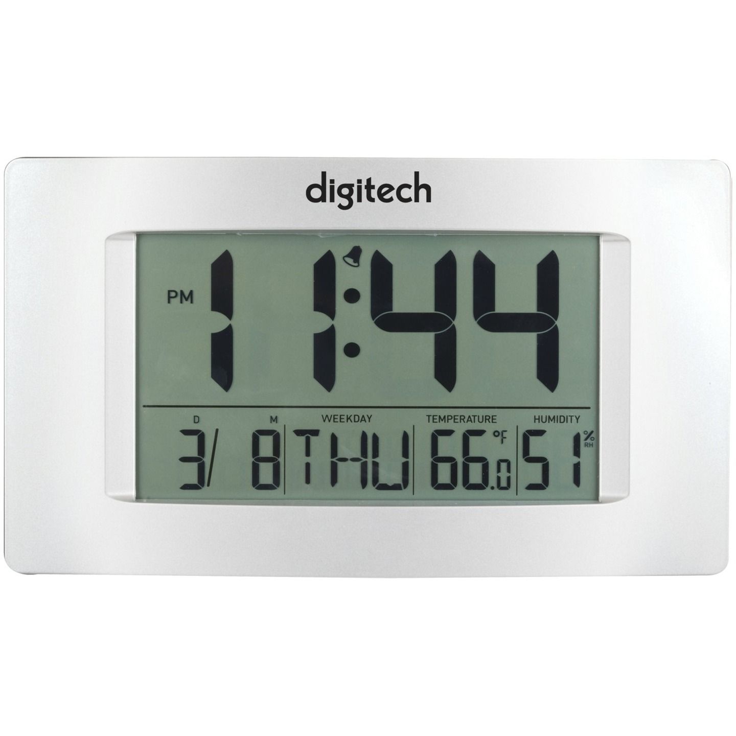 Multi-Function LCD Wall Clock