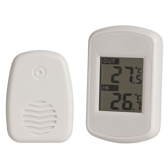 WIRELESS IN AND OUT LCD THERMOMETER