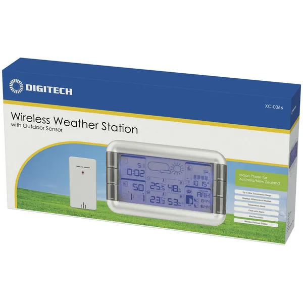 Wireless Weather Station with Outdoor Sensor Jaycar Australia