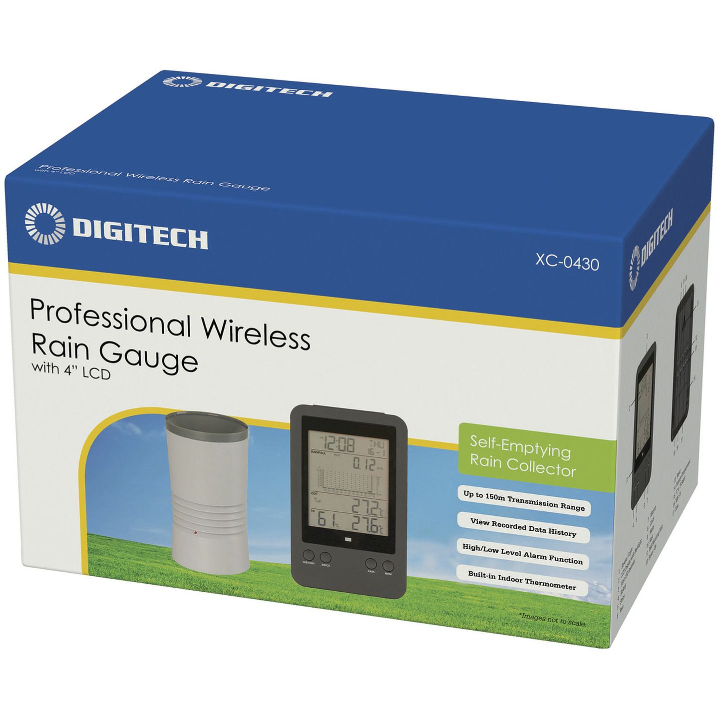 Digital Rain Gauge with Temperature