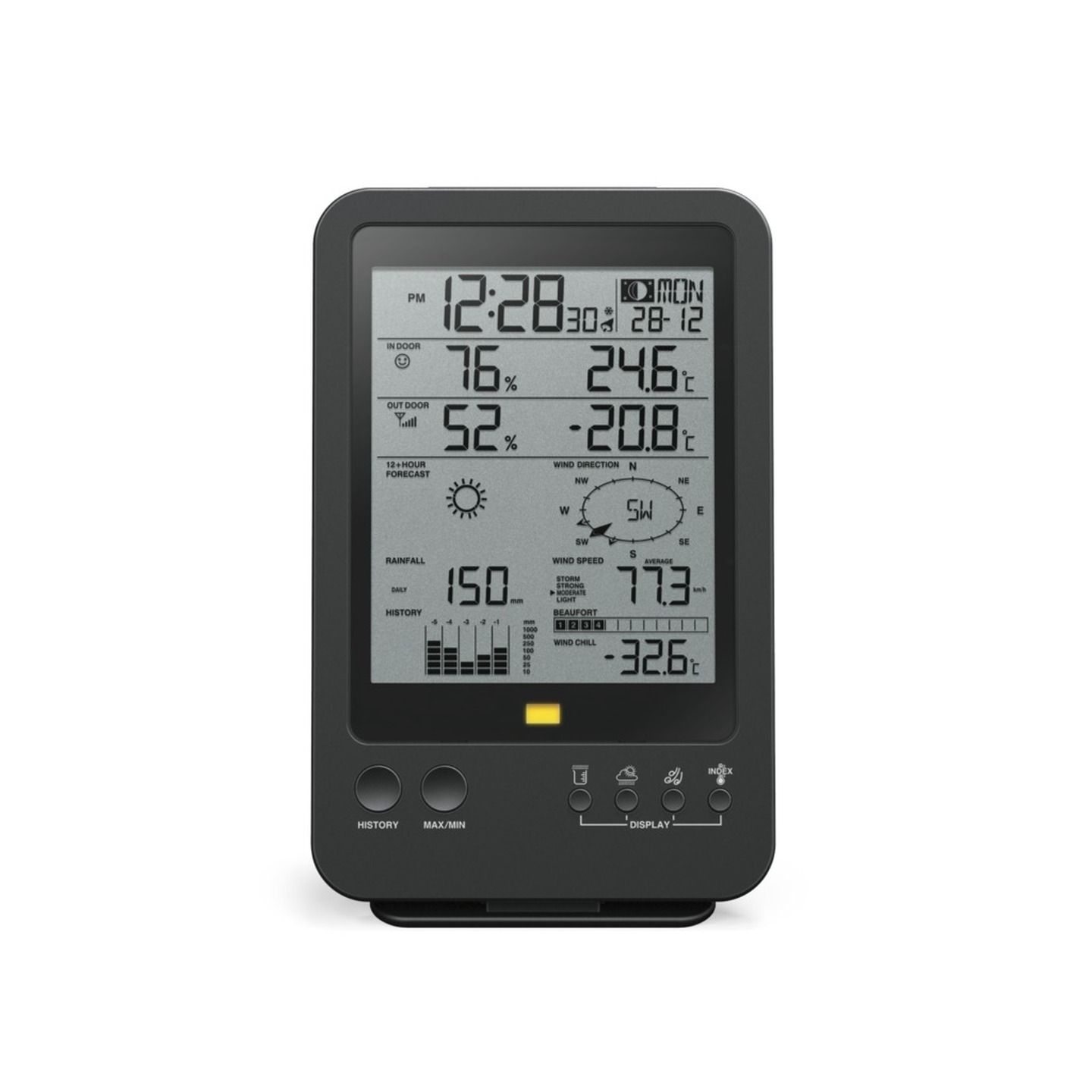 Digital Weather Station with Monochrome Display