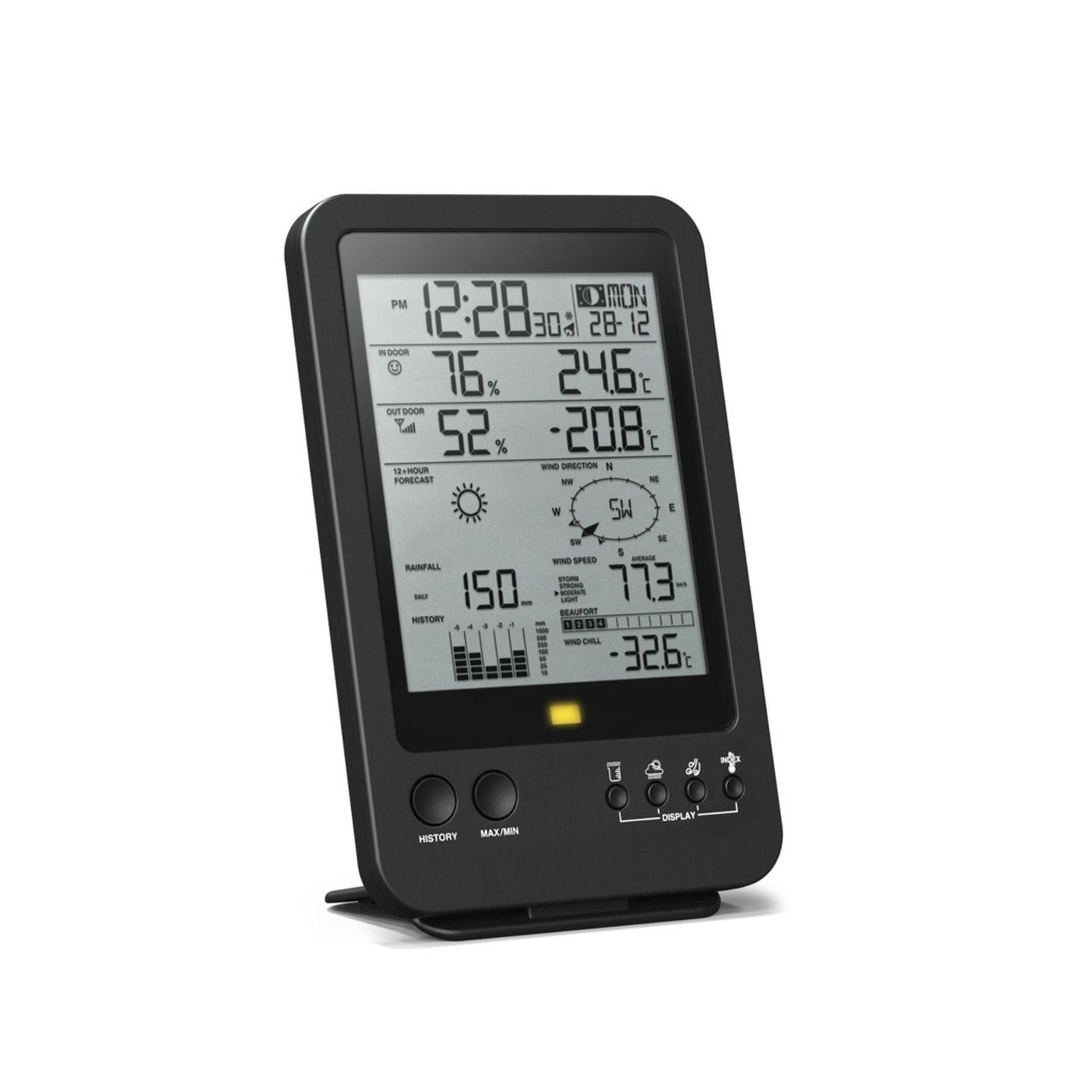 Digital Weather Station with Monochrome Display