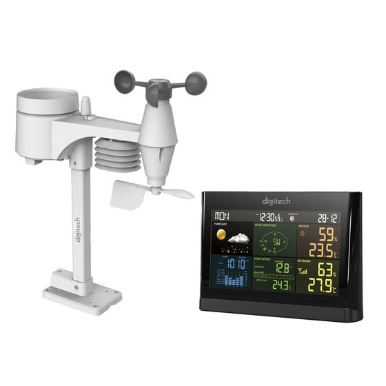 DIGITAL WEATHER STATION WITH COLOUR DISPLAY