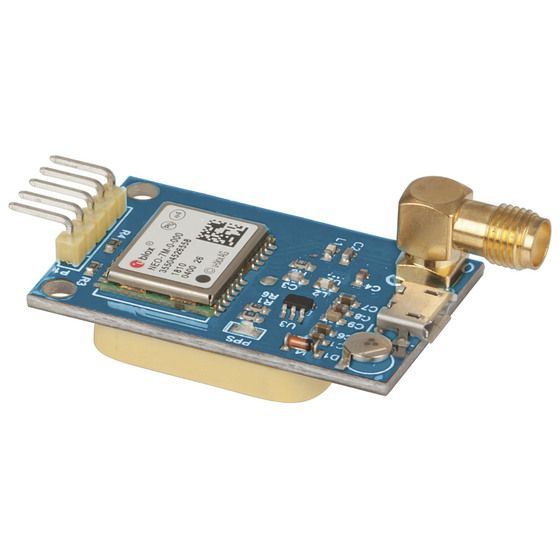 Arduino Compatible GPS Receiver Module – On-Board Antenna, Micro USB