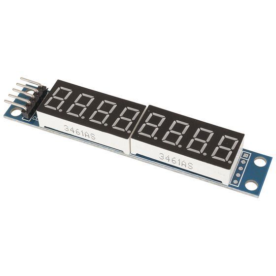 Arduino Compatible 8-Digit 7-Segment Display Module | 74HC595 | 3-Wire Serial Interface