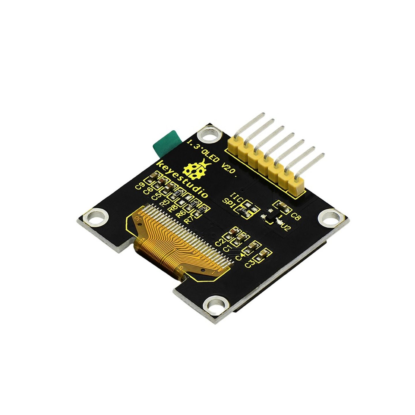 Duinotech Arduino Compatible 1.3 Inch Monochrome OLED Display