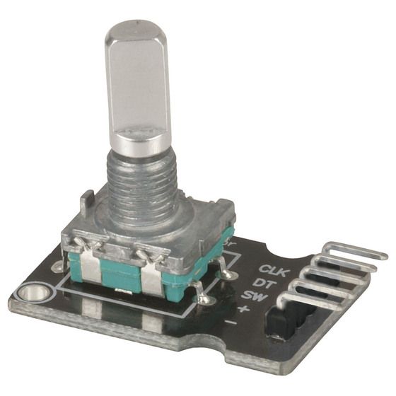 Arduino Compatible Rotary Encoder Module – Incremental, Digital Interface, 5V