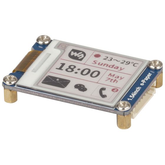 DuinoTech Arduino Compatible 1.54" Monochrome E-Ink Display – SPI, Low Power