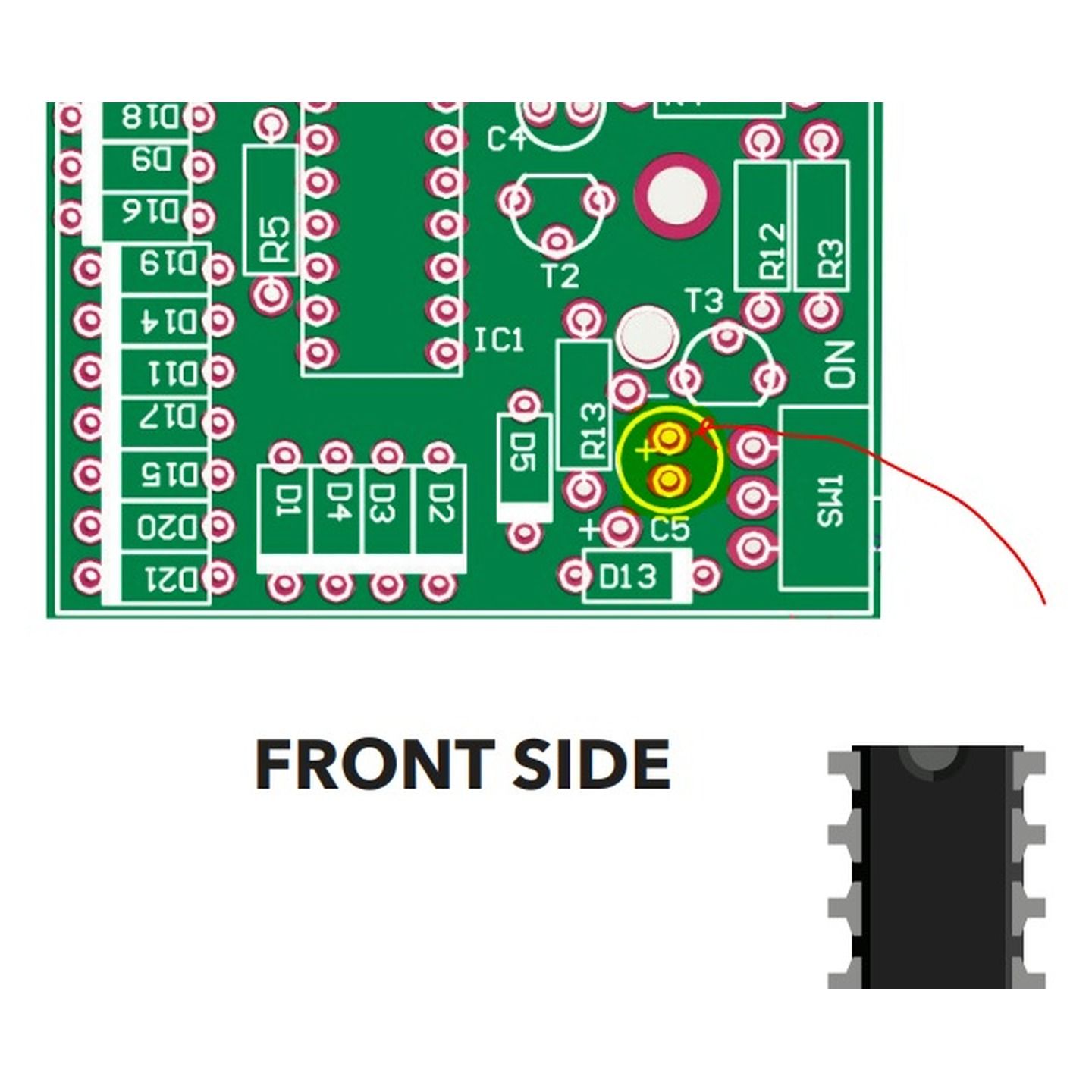 Duinotech Learn to Solder Kit - Build a 3D Traffic Light