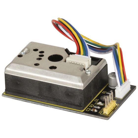 Jaycar Keys Arduino-Compatible Dust Sensor – SHARP GP2Y1014AU Air Quality Module