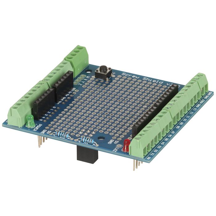 Duinotech Arduino UNO Prototyping Shield with Screw Terminals | Jaycar ...