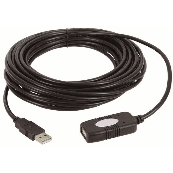Jaycar Powered USB 2.0 Extension Cable, 10m Type-A – XC4120