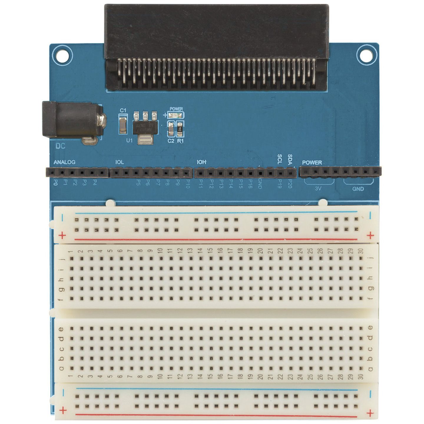 BBC micro:bit Prototype Board with 400 Pin Breakout Board