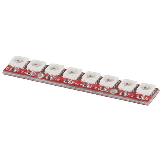 DuinoTech Arduino-Compatible WS2812B RGB LED Strip (8 LEDs)
