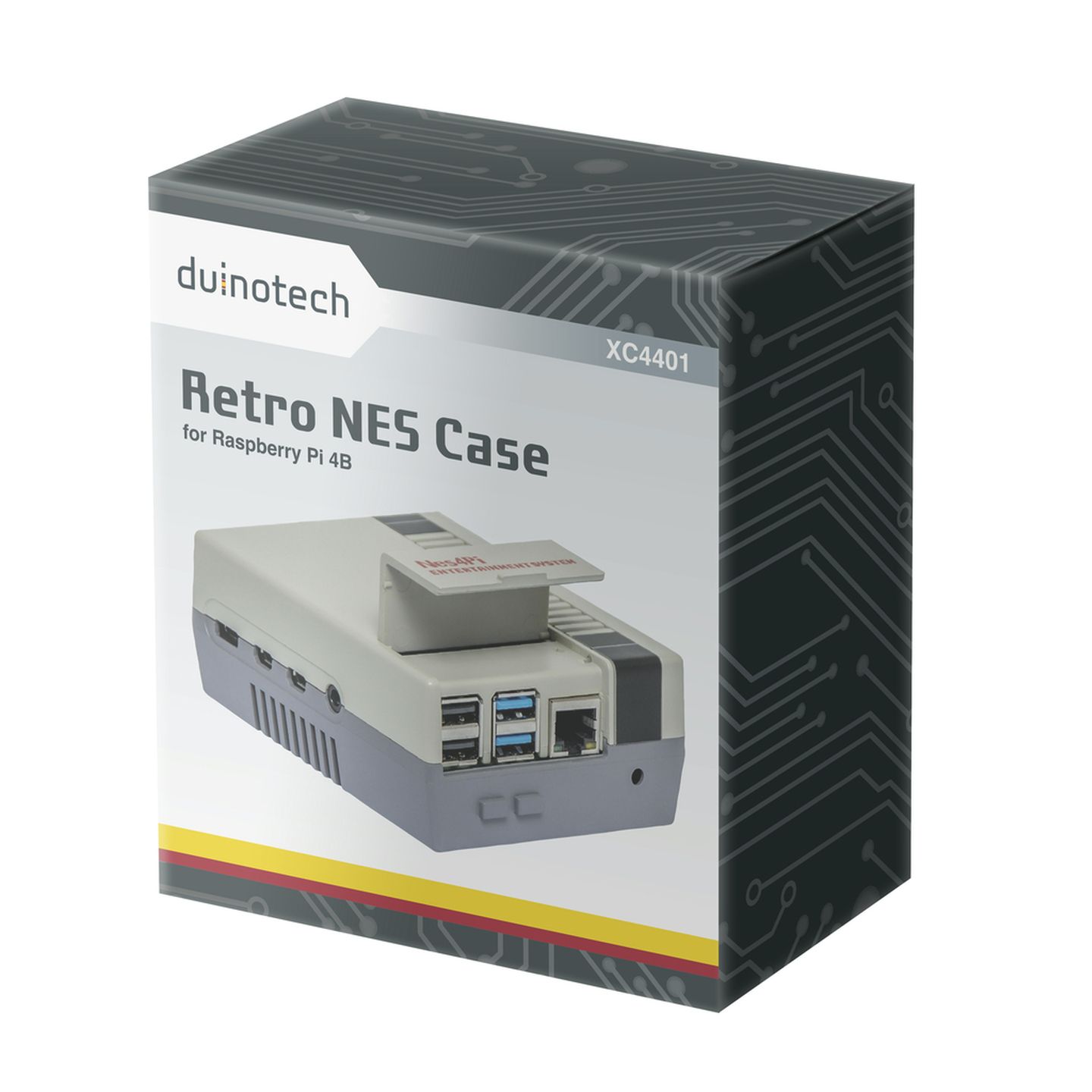 Duinotech Retro NES Gaming Case for Raspberry Pi 4