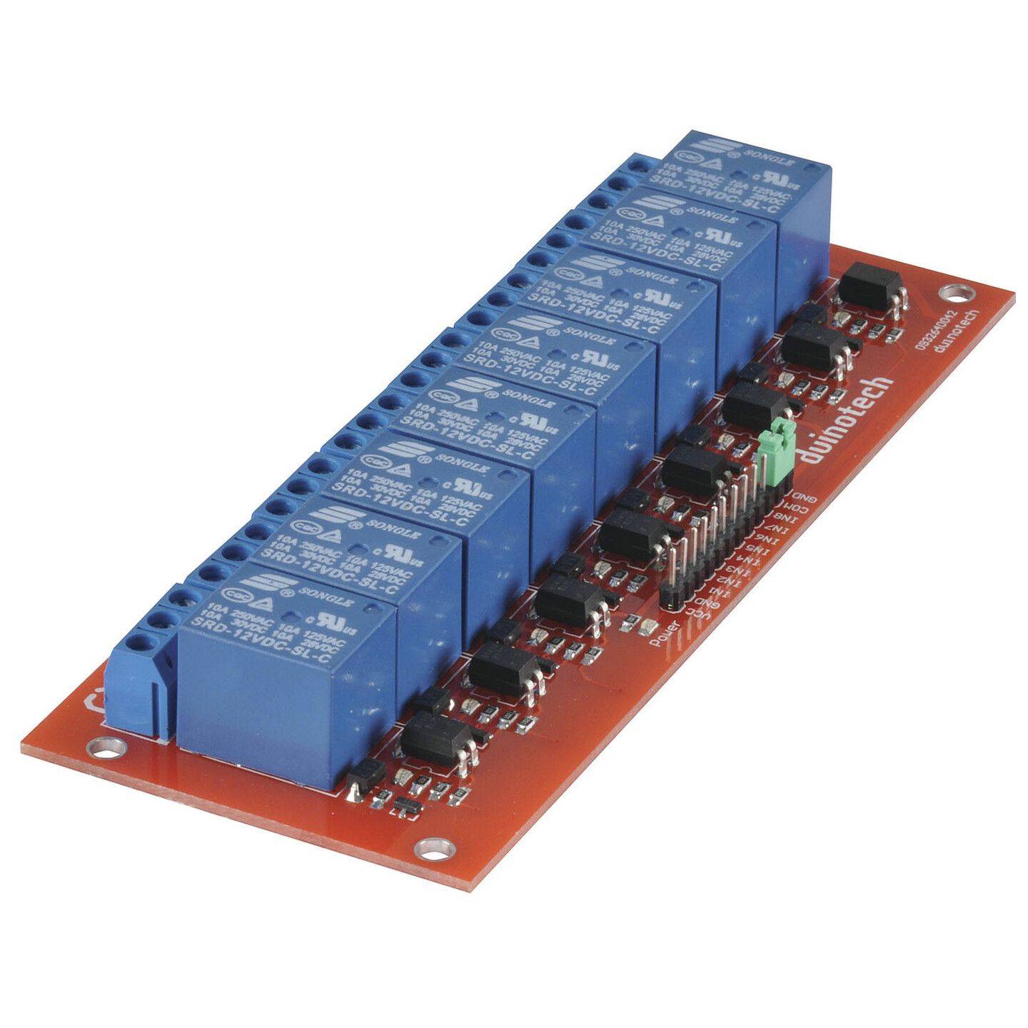 Arduino Compatible 8 Channel Relay Module | Jaycar New Zealand