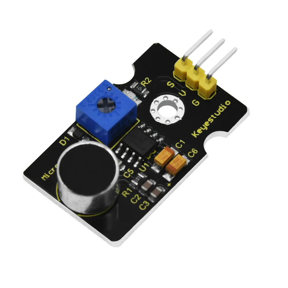 Arduino Compatible Microphone Sound Sensor Module | Jaycar Australia