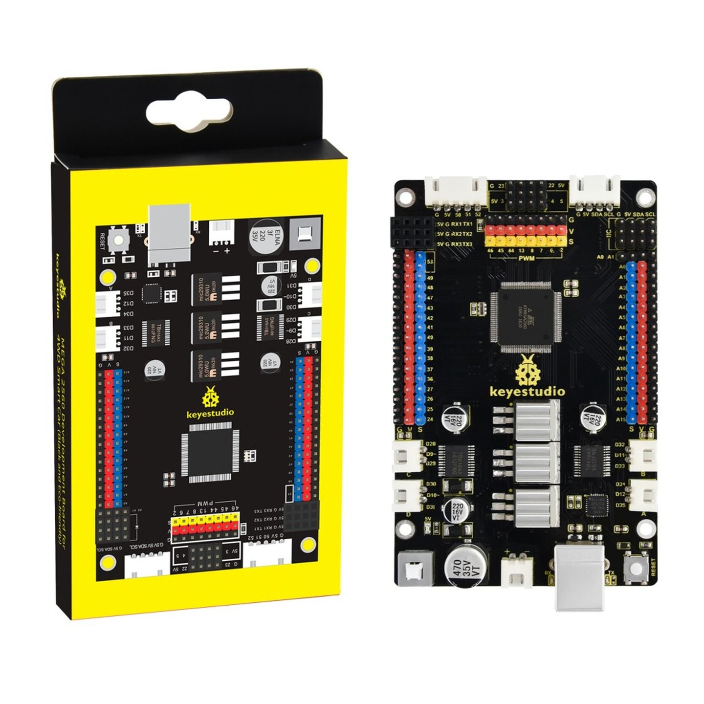 Duinotech MEGA 2560 r3 Main Board with Motor Controller Expansion