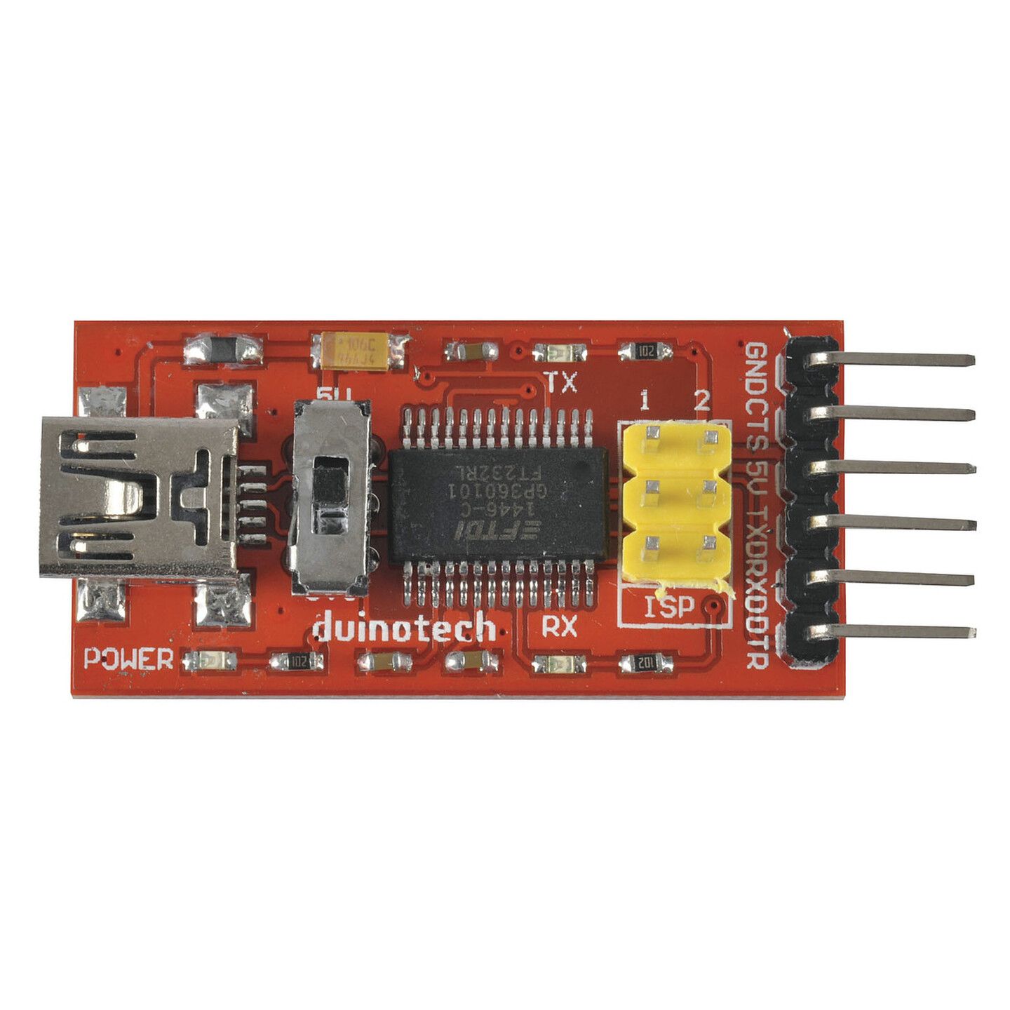 Duinotech Arduino Compatible USB to Serial Adaptor