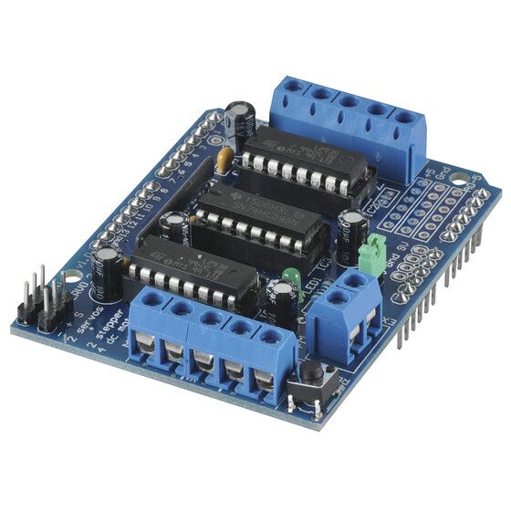 Duinotech Arduino Compatible Motor & Servo Controller – 4 H-Bridges, 2 Servo Ports