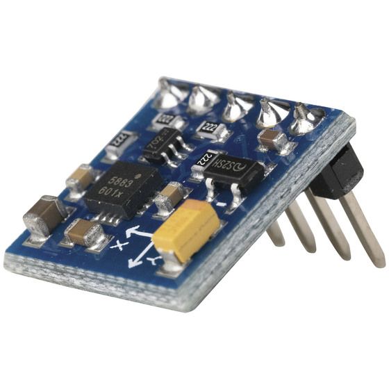 Arduino Compatible 3-Axis Compass Magnetometer Module – I2C, 12-Bit Resolution