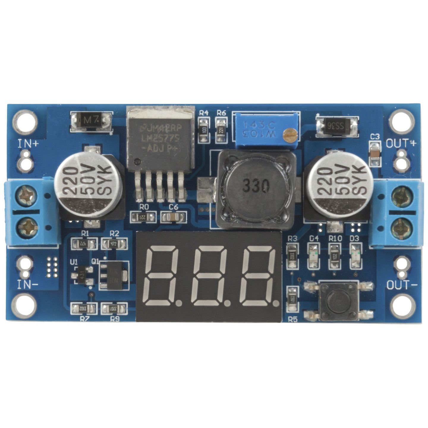 Arduino Compatible DC-DC Boost Module with Display