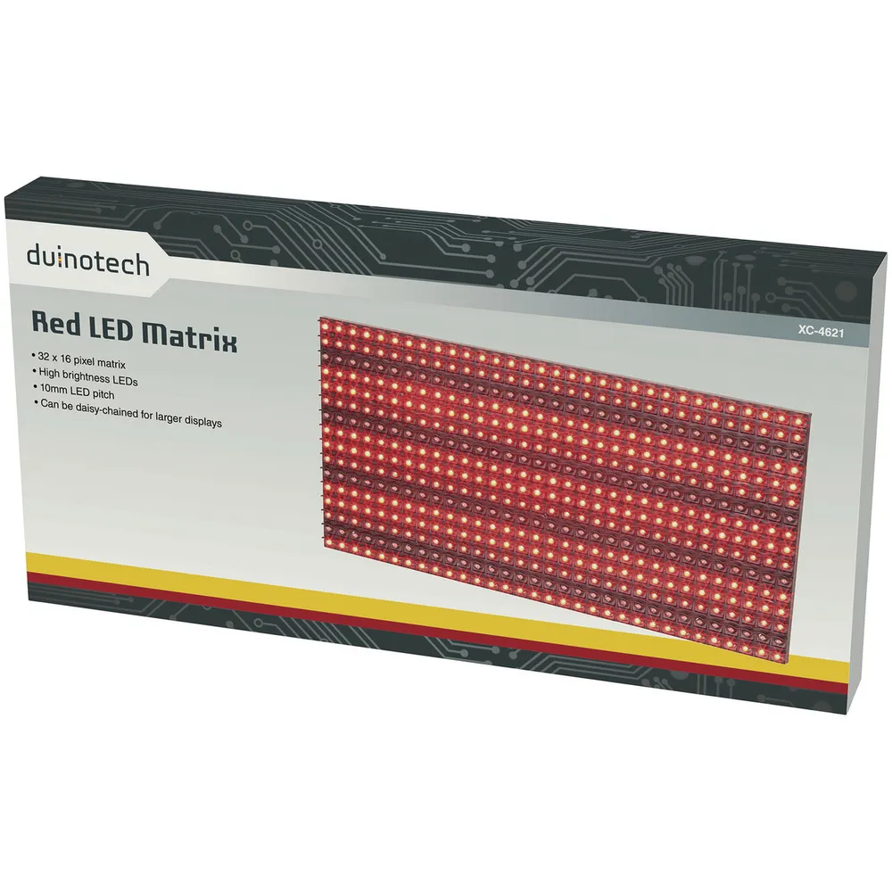 Red LED Dot Matrix Display for Arduino | Jaycar Australia