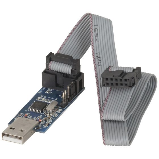 Duinotech ISP Programmer for Arduino and AVR – USBASP with 10-Pin Cable Included