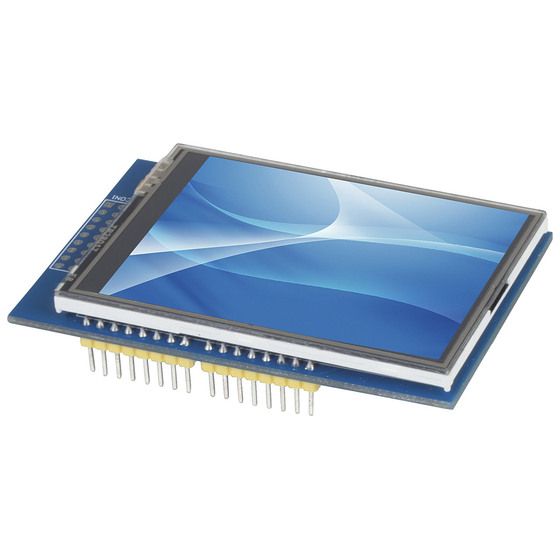 DUINOTECH ARDUINO COMPATIBLE 2.5 INCH COLOUR LCD TOUCH SCREEN DISPLAY