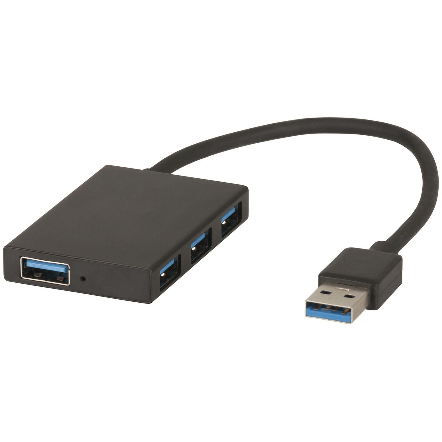 USB 3.0 4 Port Mini Hub Black