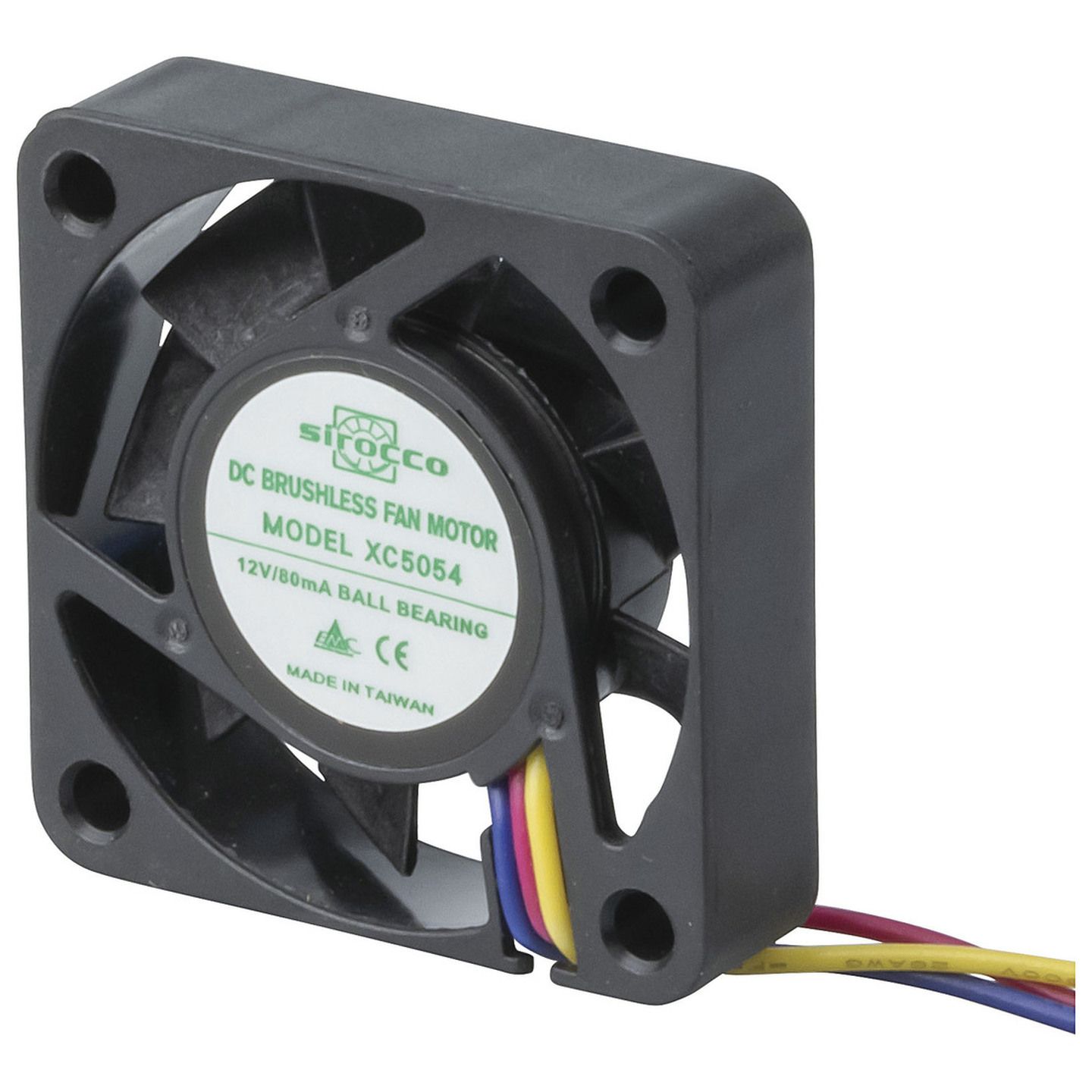 40mm 3 Wire 12V DC Ball Bearing Fan