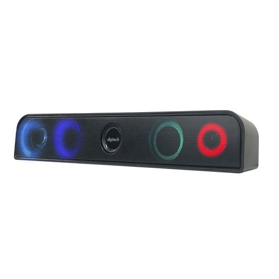 Digitech Rechargeable Mini Bluetooth Soundbar – 2 Speakers, FM Radio & Multi-Input (Replaced by XC5203)