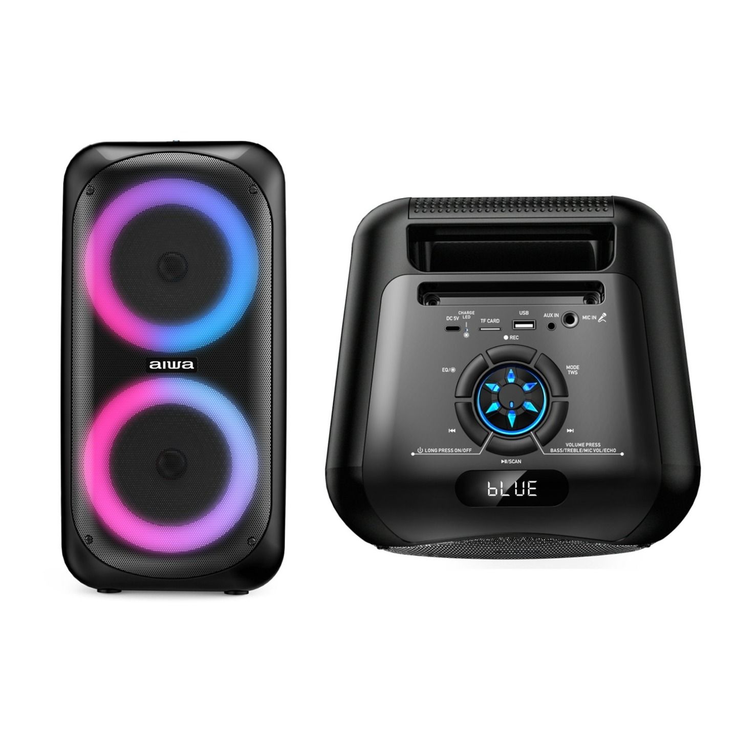 AIWA Bluetooth Party Speaker with Karaoke 60W Rechargeable