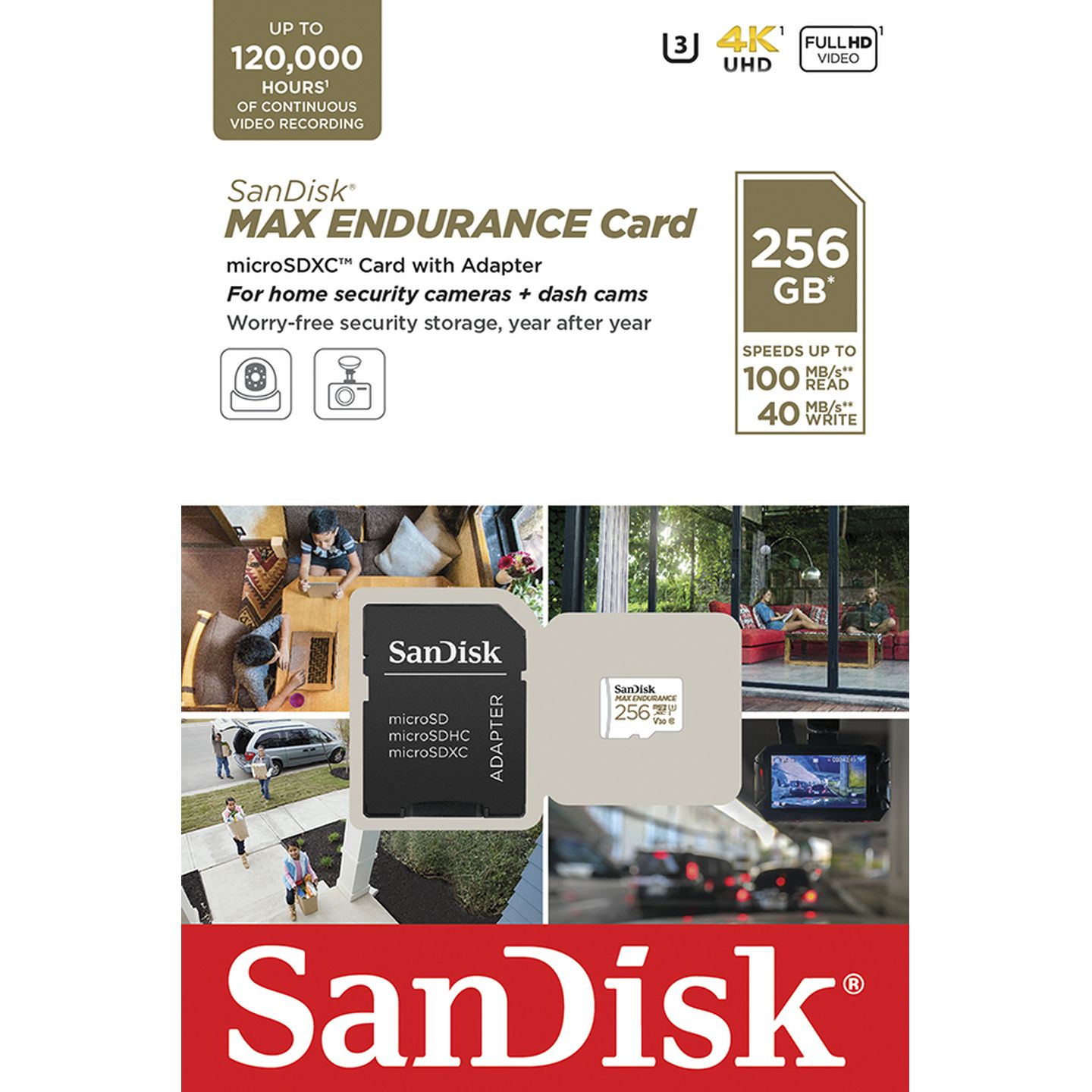 Sandisk 256GB High Endurance MAX microSDXC Card