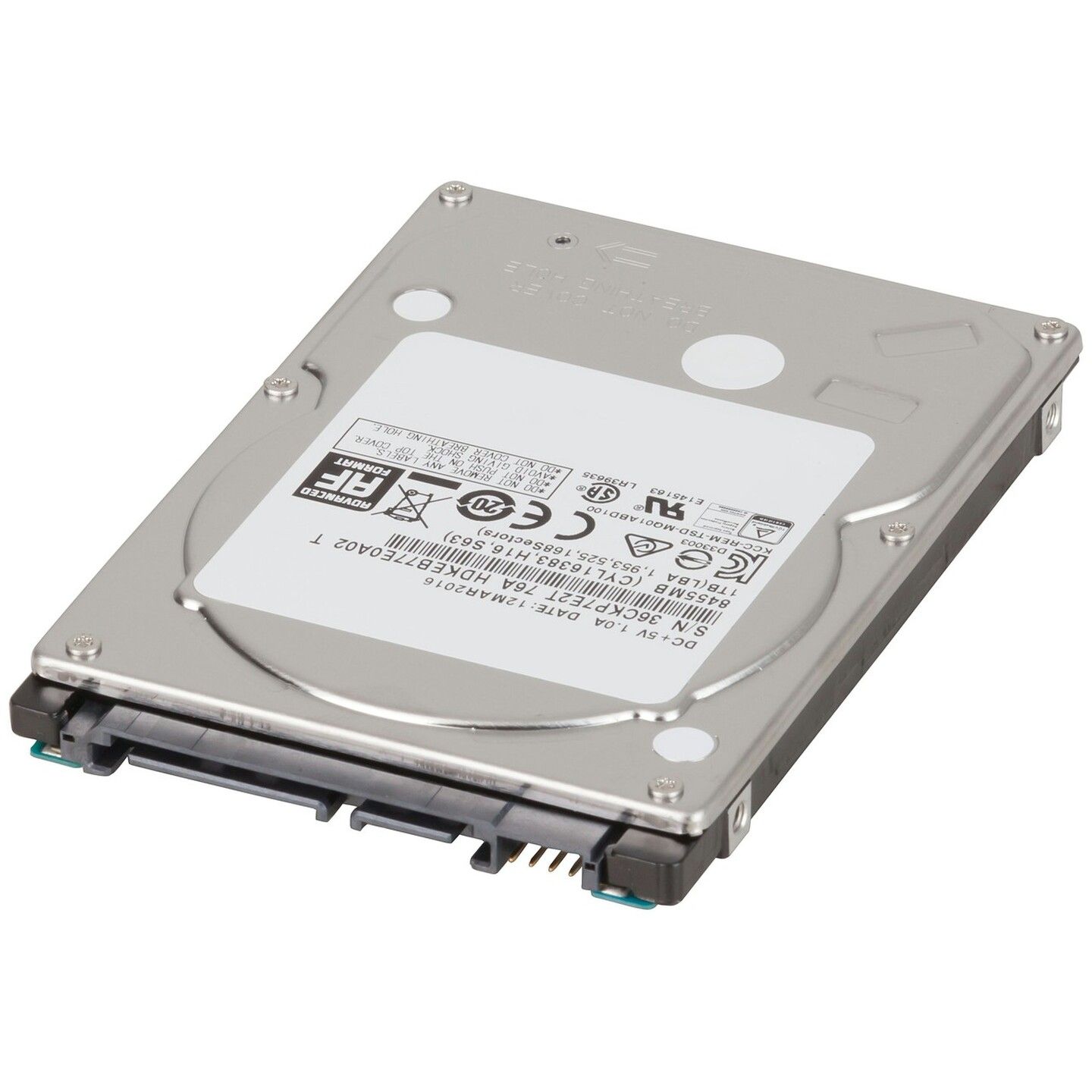 2.5in 1TB Internal Notebook HDD