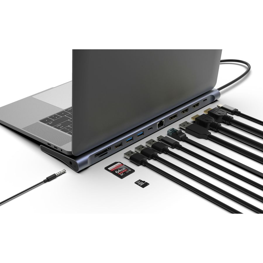 Usb Multi Dock 12-in-1 USB-C to Multi-Port Laptop Docking Station | Jaycar Australia