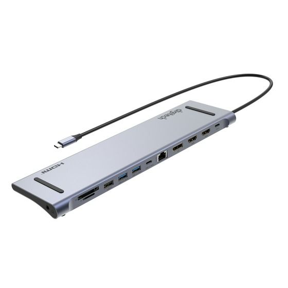 Jaycar 12-in-1 USB-C Laptop Docking Station | One Cable, Full Workstation