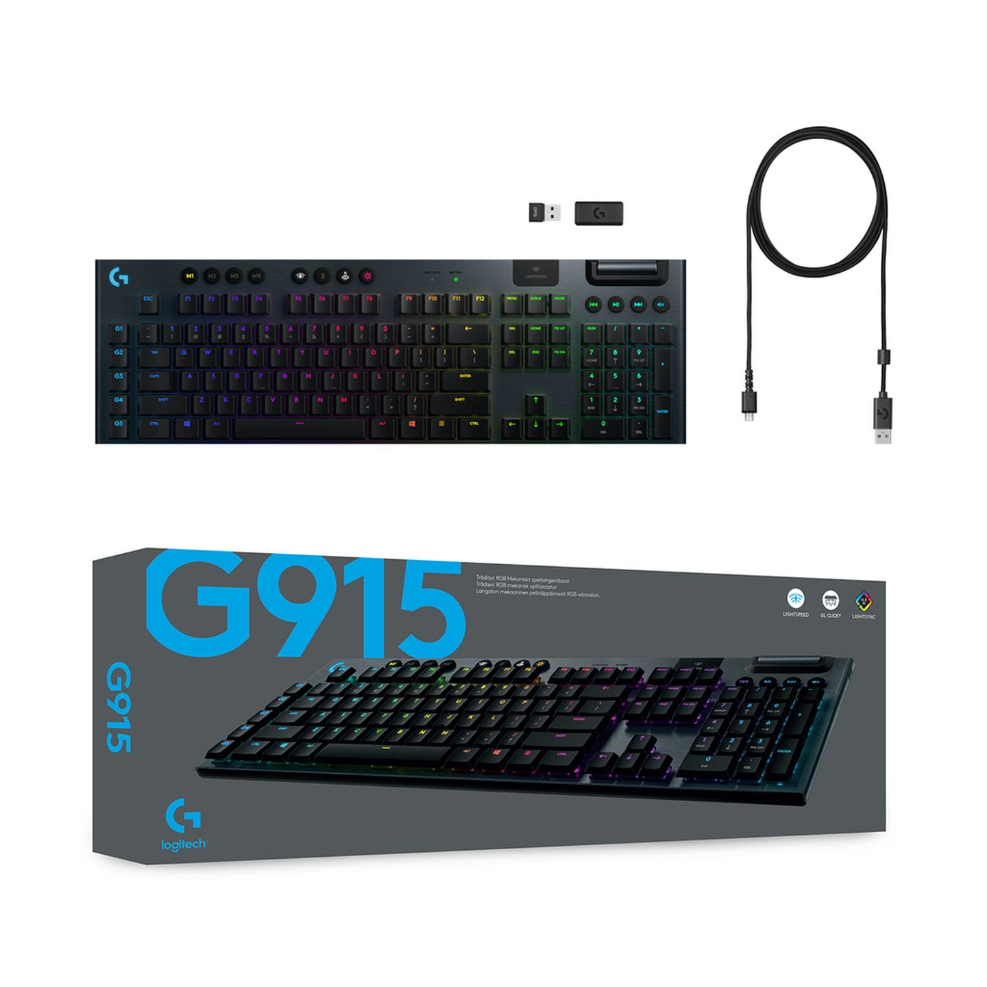 Logitech G915 LIGHTSPEED RGB Keyboard