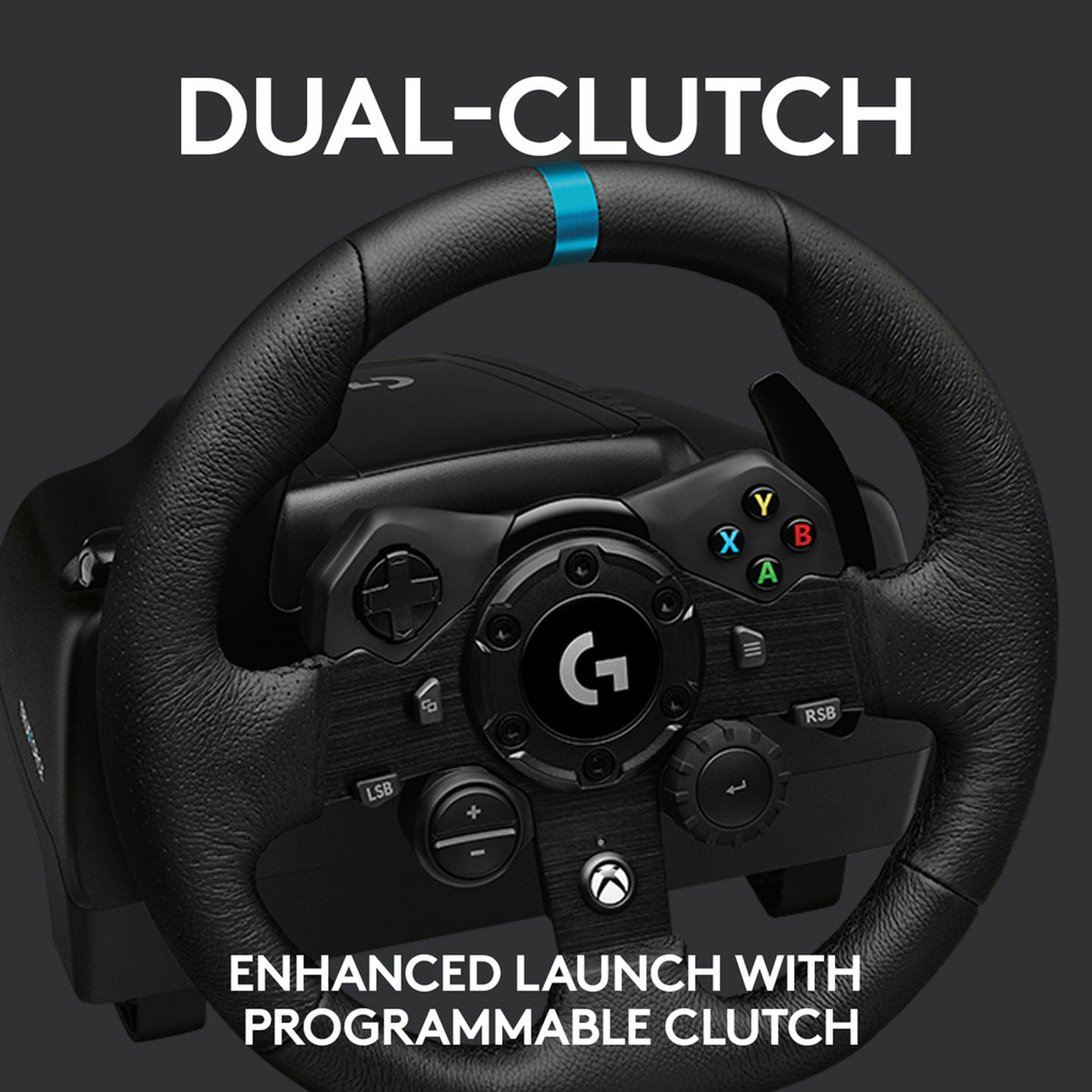 Logitech G923 Racing Wheel and Pedals for Xbox One and PC