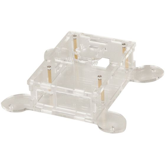 Duinotech VESA Mount Case for Raspberry Pi (up to 3B+) – Perspex, 100×100mm | Jaycar XC9003