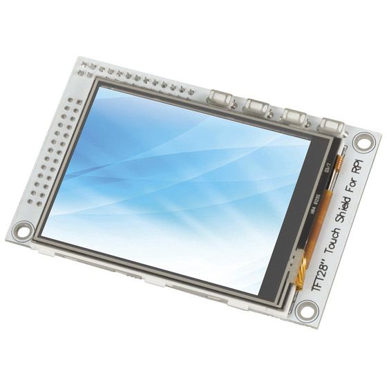 2.8" Raspberry Pi Touchscreen – 320×240, Resistive Touch, GPIO Powered | Jaycar XC9022